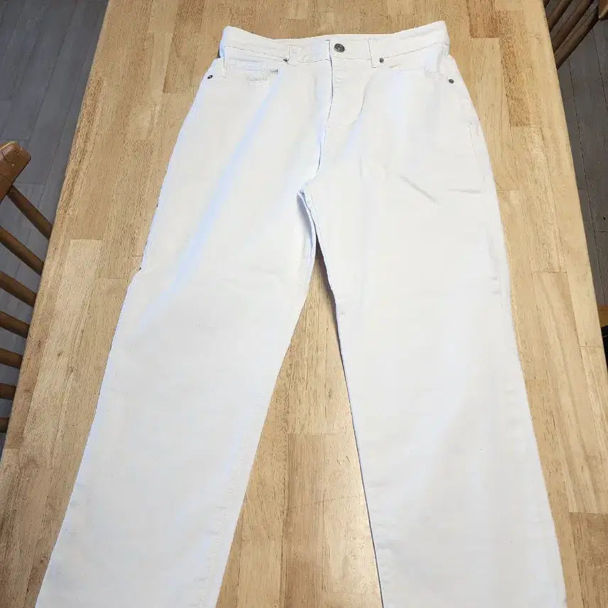 [BUNJANG] 8 Seconds White Denim Jeans L / 에잇세컨즈 흰색 얼룩없음 데님 청바지 73 L 단면37총기장85센치
