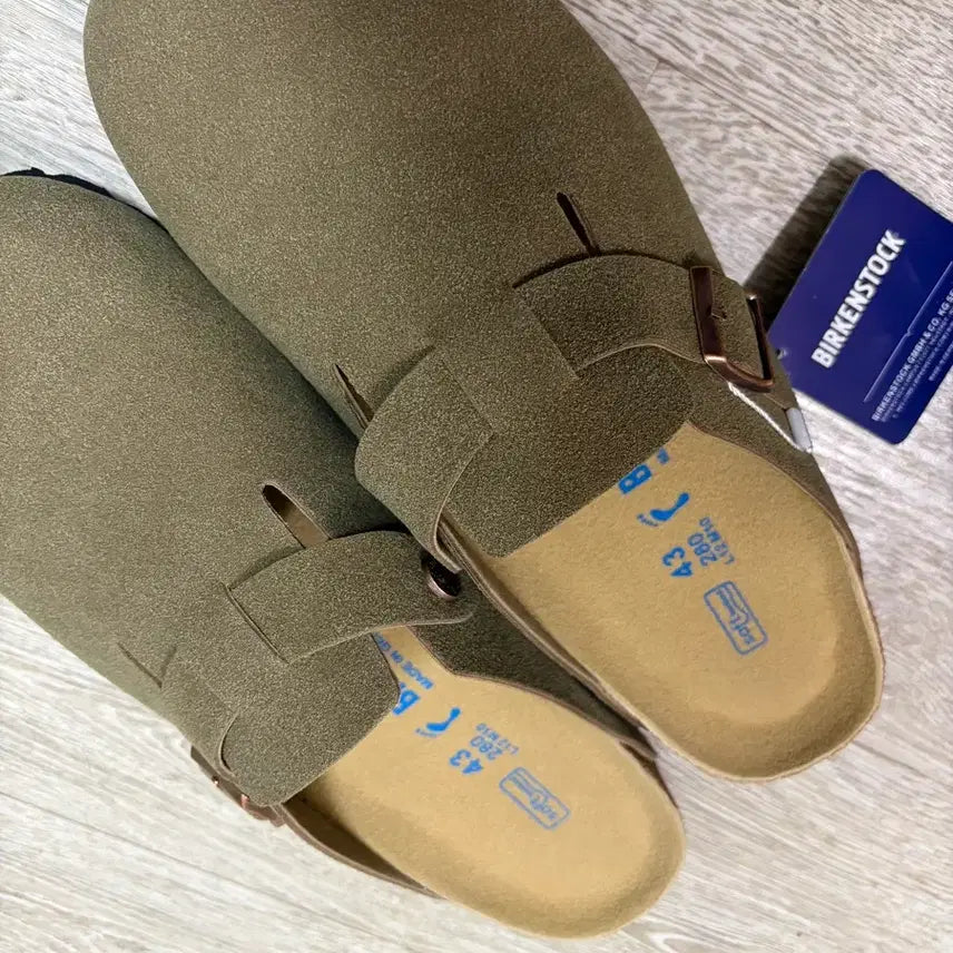 [BUNJANG] Birkenstock Boston Taupe Size 43 / 버켄스탁 보스턴 타우페 43사이즈