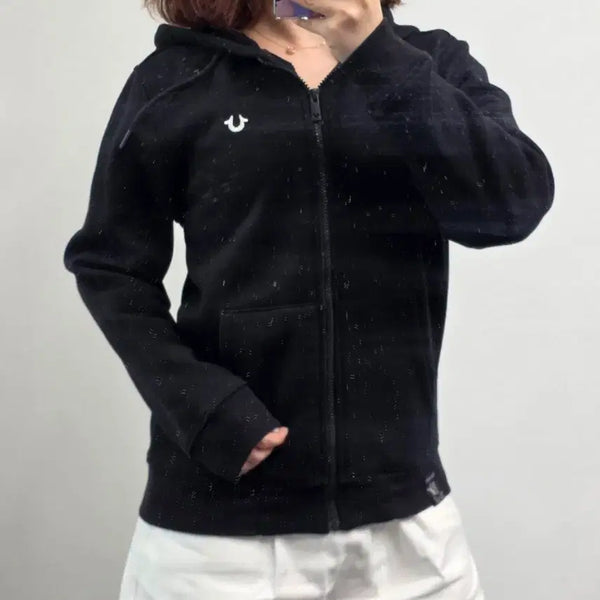 [BUNJANG] True Religion Black Hoodie Zip-Up Size S / [프립]S/트루릴리젼 후드집업 블랙