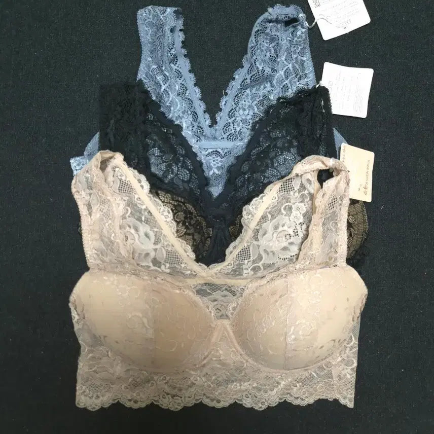 [BUNJANG] ASIDAMIWA Wearable Bra Panty Set (3-Piece Bundle) / [95] 아시다미와(ASIDAMIWA) 편한 런닝형 입는 브라팬티 3세트