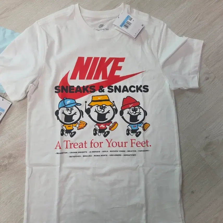 [BUNJANG] Nike SNEAKS & SNACKS T-Shirt / 나이키 반팔티 SNEAKS & SNACKS 95