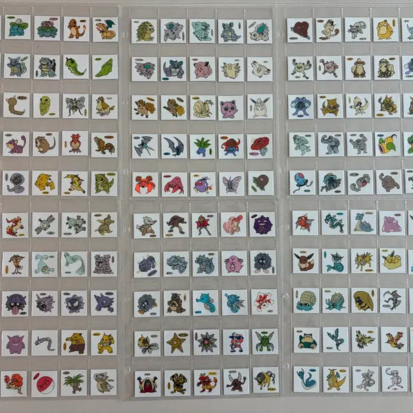 [BUNJANG] Pokemon Sticker Collection (1999 Shani 'Tten-sseal' Batch) / 포켓몬 띠부씰 구버전 뗀씰 99년도 샤니 띠부 일괄