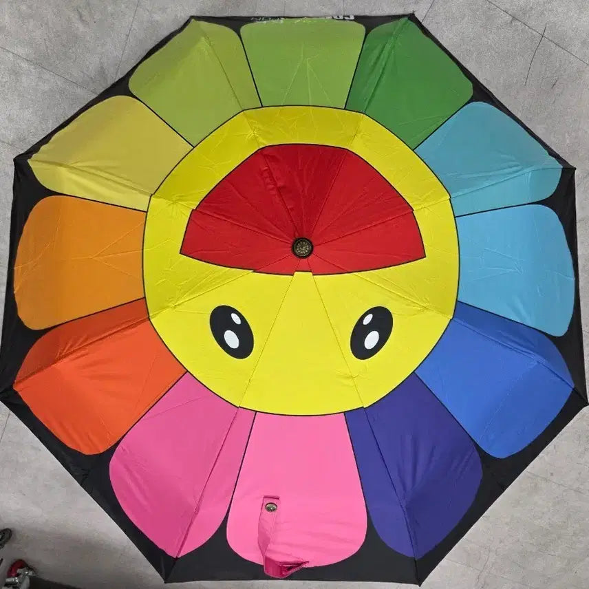 [BUNJANG] Takashi Murakami Flower Design Sun Umbrella / 무라카미 양산 우산 콤보