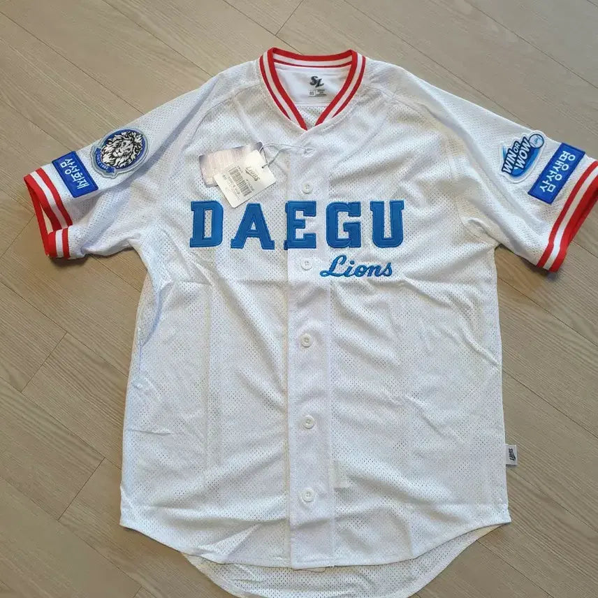[BUNJANG] Samsung Lions Professional Old Daegu Home Baseball Jersey Size 85 / 삼성라이온즈 유니폼 프로페셔날 올드 대구 홈 85사이즈 새제품
