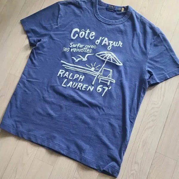 [BUNJANG] Polo Ralph Lauren Cote d'Azur T-Shirt Size M / 폴로 랄프로렌 cote d azur 반팔 M