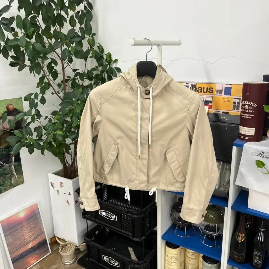 [BUNJANG] Maison Kitsuné Women's Cropped Hooded Jacket M / 메종키츠네 우먼 크롭 후드자켓 M