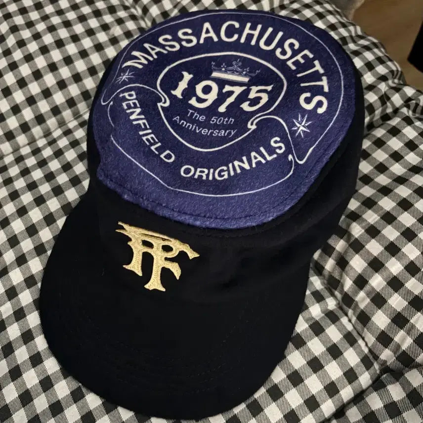 [BUNJANG] Penfield Founders Wool Filbox Cap Navy / 펜필드 파운더스 울 필박스 캡 네이비