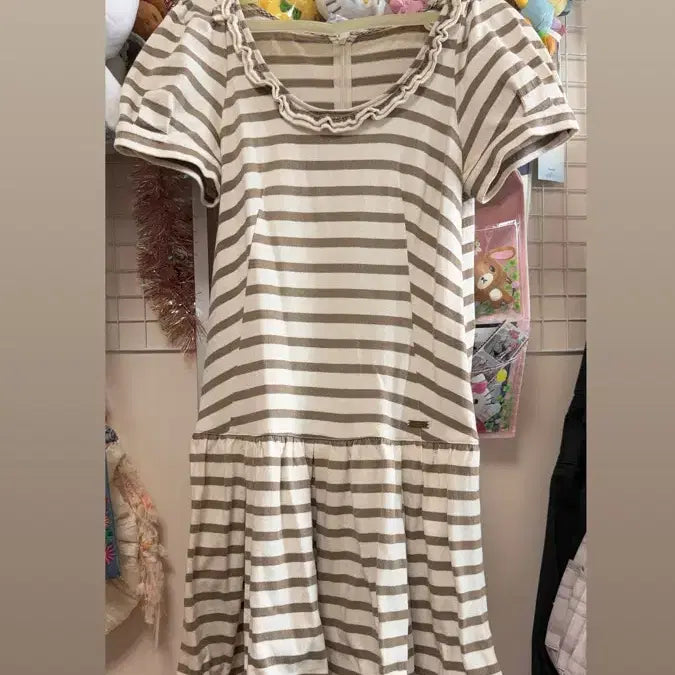 [BUNJANG] Burberry Blue Label Vintage Midi Dress / 버버리 블루라벨 빈티지 원피스 38 라떼갸루