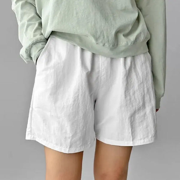 [BUNJANG] Lightweight Anorak Summer Shorts / 바스락 아노락 여름 밴딩 4부 비치 휴양지 바캉스 반바지