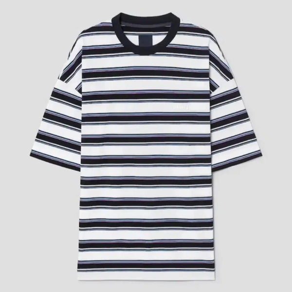 [BUNJANG] Juun.J 26SS Pique Stripe Short Sleeve Shirt / 준지 26ss 피케 스트라이프 숏슬리브(S)