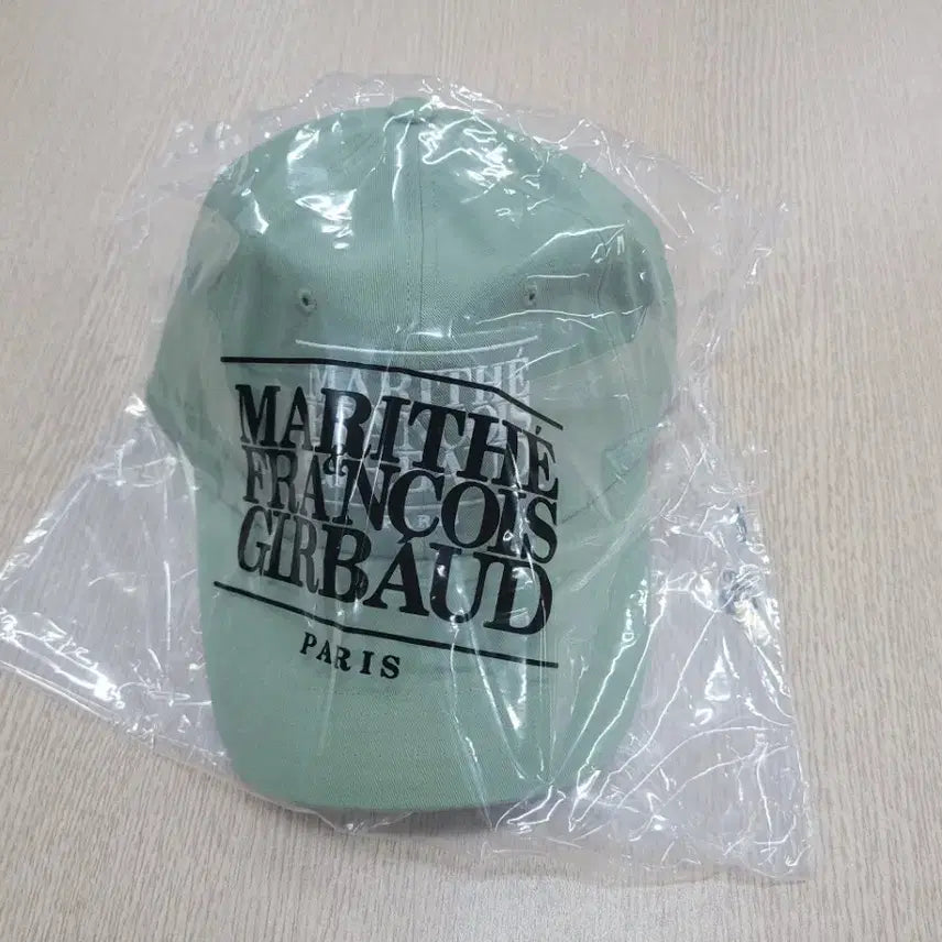 [BUNJANG] Marithe Francois Girbaud Cotton Logo Ball Cap Pastel Green Unisex / 마리떼 볼캡 모자 파스텔그린