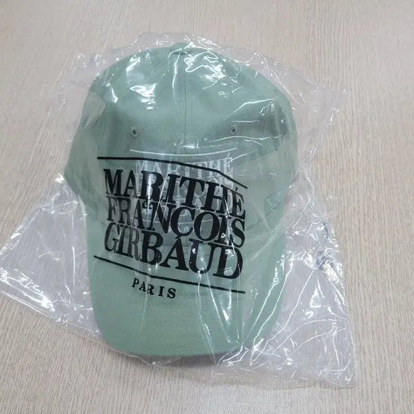 [BUNJANG] Marithe Francois Girbaud Cotton Logo Ball Cap Pastel Green Unisex / 마리떼 볼캡 모자 파스텔그린