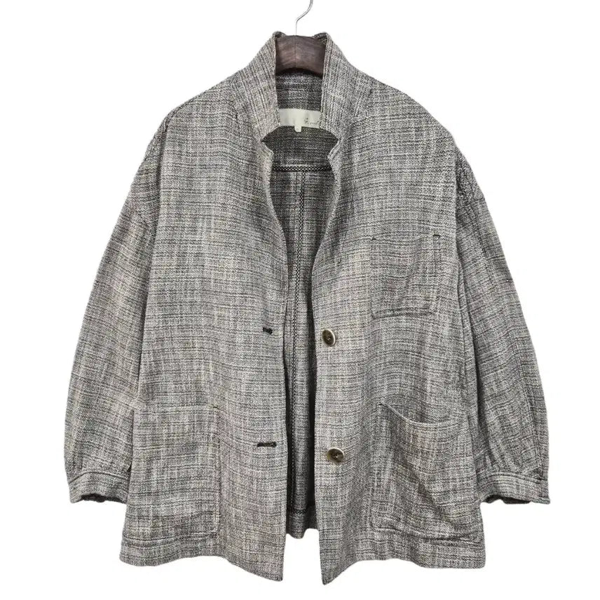 [BUNJANG] G-cut Oversized Tweed Jacket / 지컷 오버핏 트위드 d558