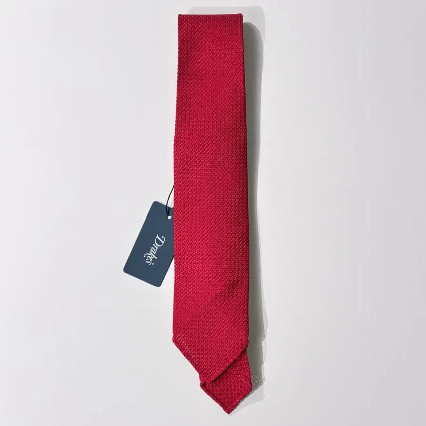 [BUNJANG] Drake's Large Knot Grenadine Silk Tie Red / 드레익스 라지 노트 그레나딘 넥타이 레드