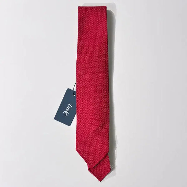 [BUNJANG] Drake's Large Knot Grenadine Silk Tie Red / 드레익스 라지 노트 그레나딘 넥타이 레드