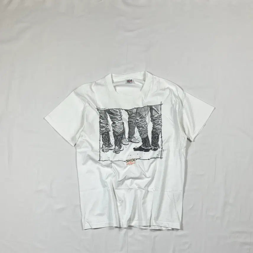 [BUNJANG] Texas Chic Clothing Co. 90s Graphic T-Shirt / 90s 92년도 texaschic clothing co 반팔티