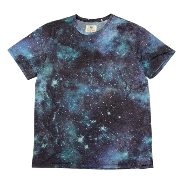 [BUNJANG] On The Byas Galaxy Printing Short Sleeve T-Shirt XL / On The Byas 갤럭시 프린팅 반팔 티셔츠 XL