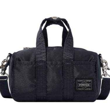 [BUNJANG] Porter Howl 2-Way Boston Bag Mini Navy Blue / 포터 하울 투웨이 보스턴백 미니 네이비 블루