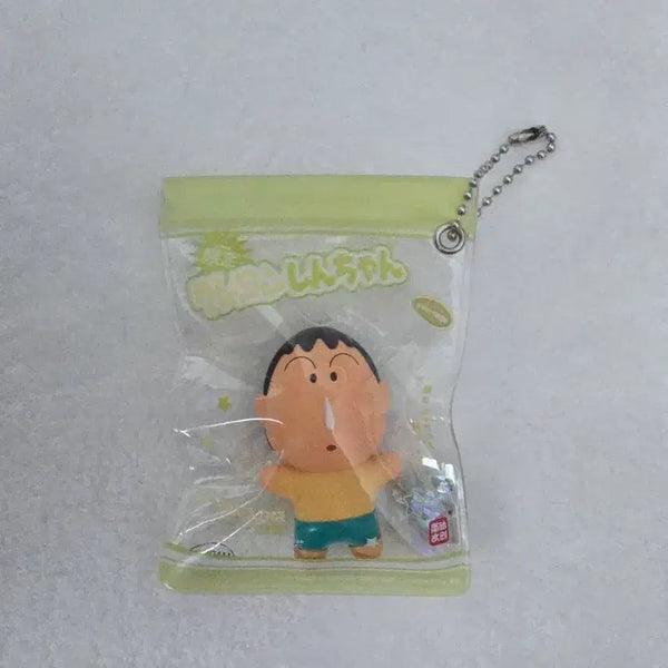 [BUNJANG] Crayon Shin-chan Megu Zipper Bag Keyring / 짱구는못말려 맹구 지퍼백 키링