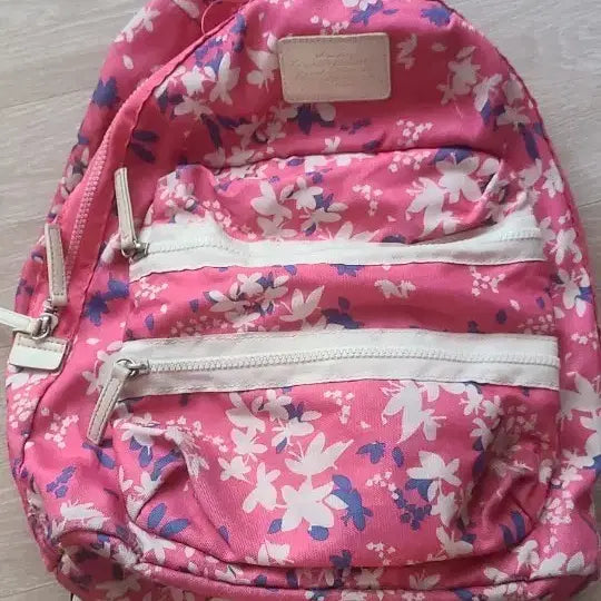 [BUNJANG] Flower Pattern Backpack / 플라워 백팩