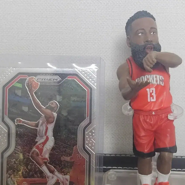 [BUNJANG] James Harden Houston Rockets Mini Figure + Card Set / 제임스하든 NBA 휴스턴 미니 피규어 + 카드세트
