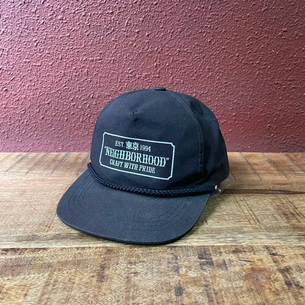 [BUNJANG] Neighborhood Tokyo Kanji Basil Logo Trucker Cap / 네이버후드 도쿄 바실드로고 트러커캡