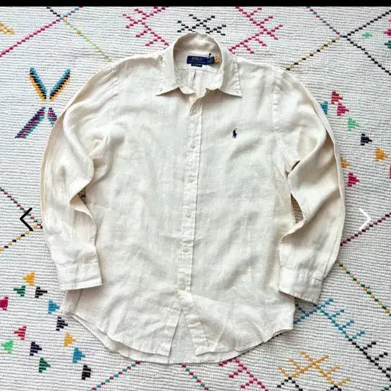 [BUNJANG] Polo Ralph Lauren Classic Fit Linen Shirt L / 폴로 클래식핏 리넨 셔츠L