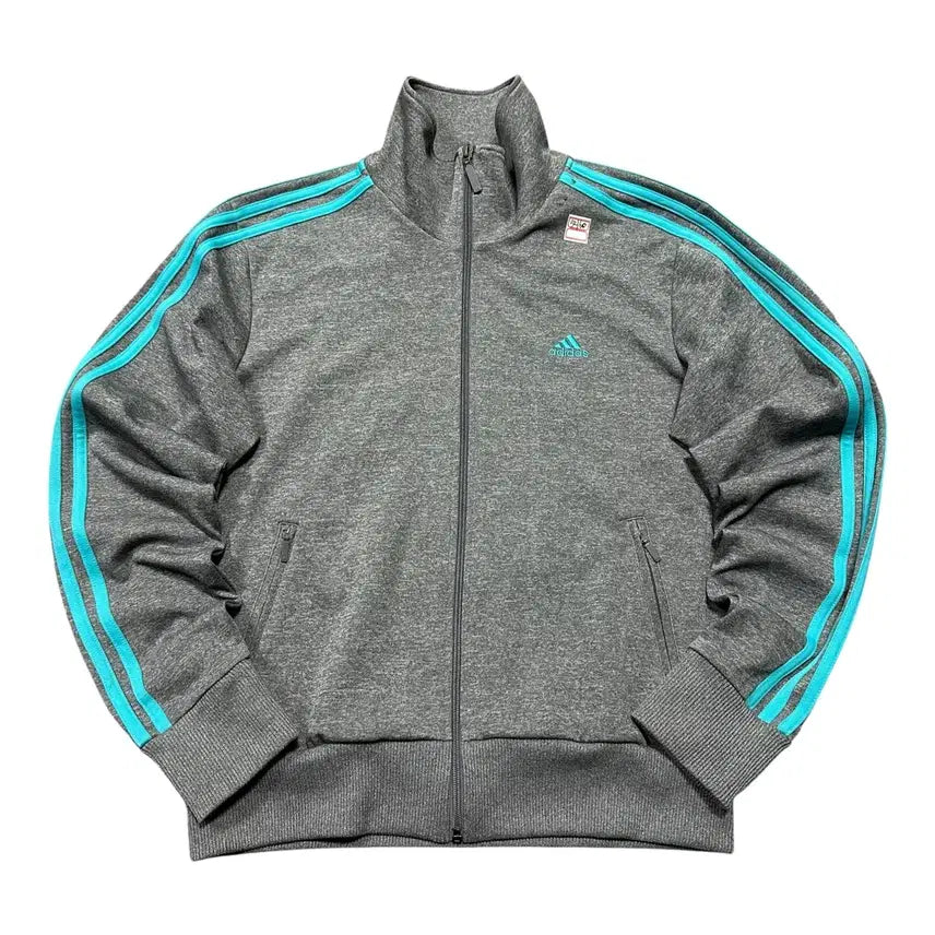 [BUNJANG] Adidas Gray Mint Track Top Jersey / (바배) 아디다스 그레이 민트 트랙탑 져지