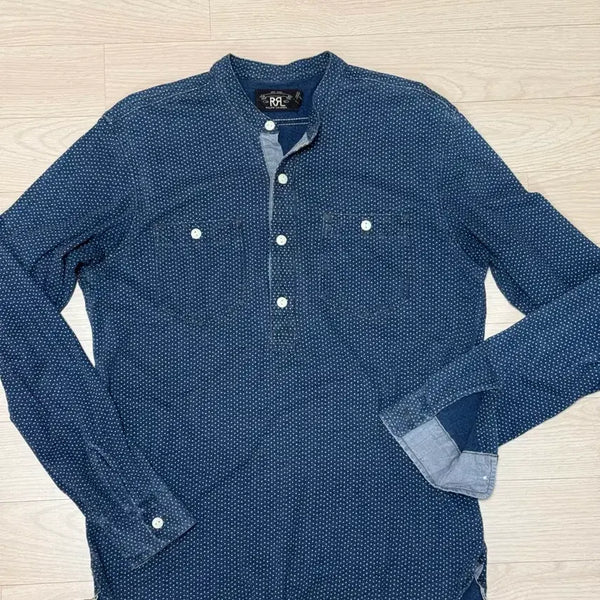 [BUNJANG] RRL Polka Dot Pullover Work Shirt / RRL 폴카닷 풀오버 워크셔츠 S