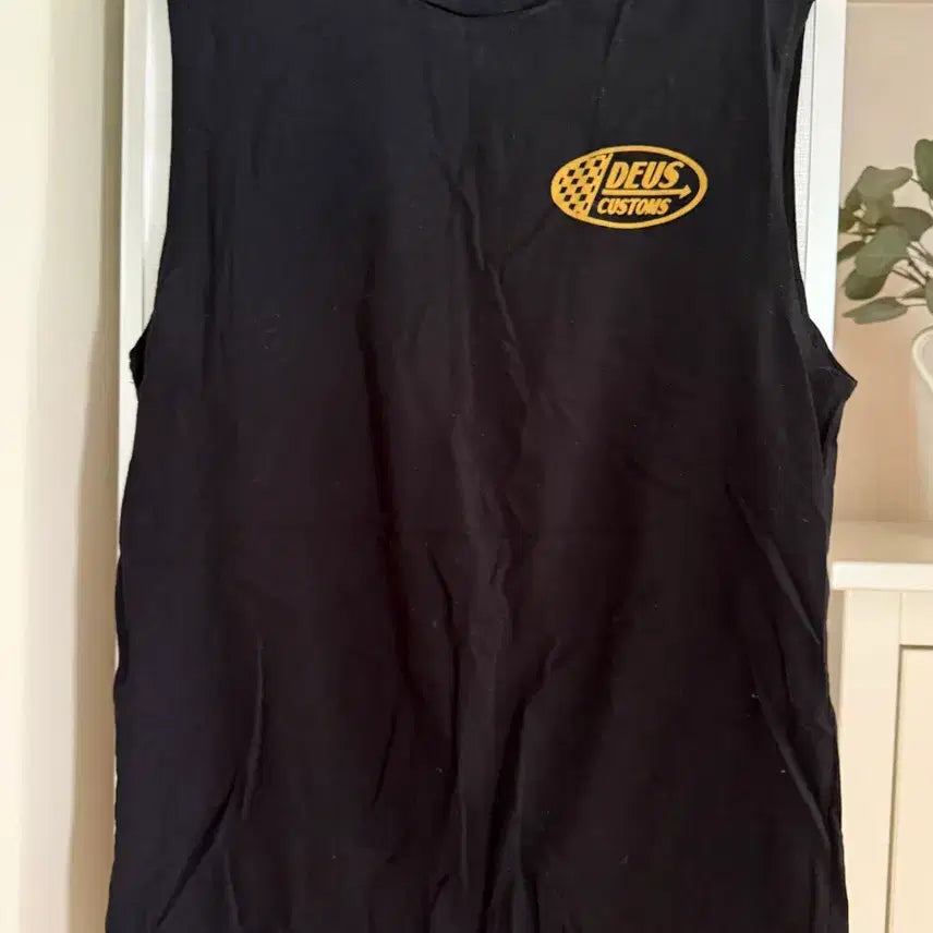 [BUNJANG] Deus Ex Machina Sleeveless T-Shirt Black S / 데우스 엑스 마키나 민소매 티셔츠 블랙 s