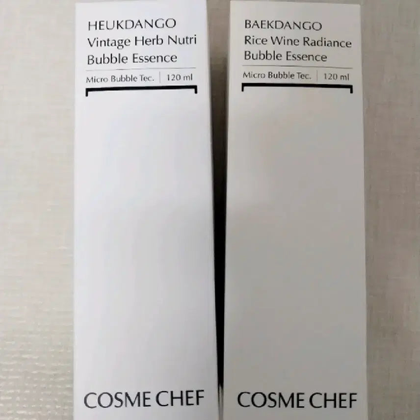 [BUNJANG] Cosmechef Baekdango Heukdango Bubble Essence / 코스메쉐프 백당고 흑당고 버블 에센스