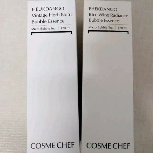 [BUNJANG] Cosmechef Baekdango Heukdango Bubble Essence / 코스메쉐프 백당고 흑당고 버블 에센스