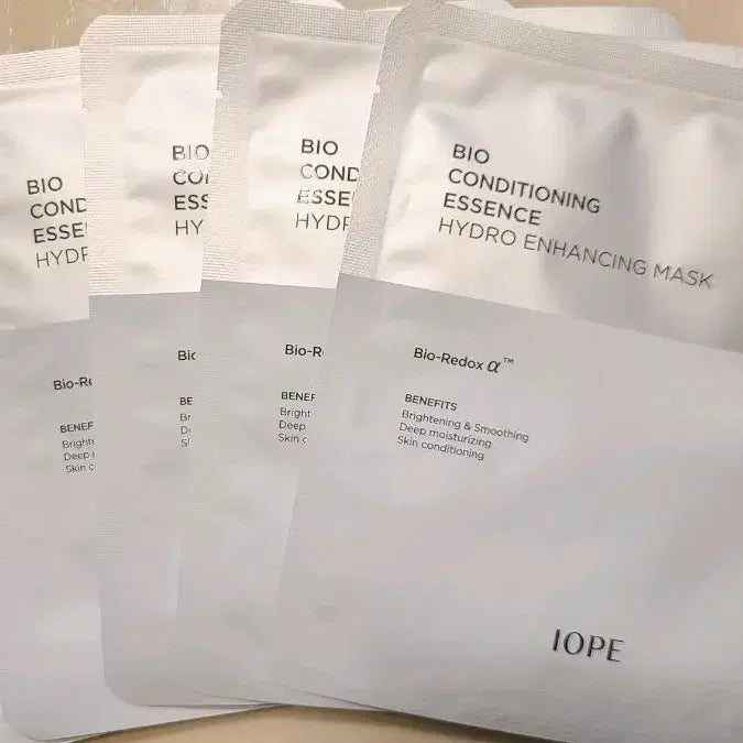 [BUNJANG] IOPE Bio Conditioning Essence Hydro Enhancing Mask Pack (5 Sheets) / [새상품] 아이오페 바이오 컨디셔닝 에센스 하이드로 인핸싱 마스크팩 5매