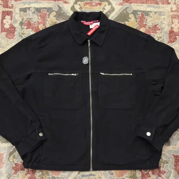 [BUNJANG] Supreme 25SS Moleskin Work Jacket Black XL / [Supreme] 슈프림 25SS 몰스킨 워크 자켓 블랙 (XL)