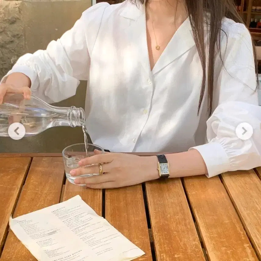 [BUNJANG] ORDINAIRE Demer Cotton Blouse / 새상품 가내스라 [ordinaire] 드메르 블라우스