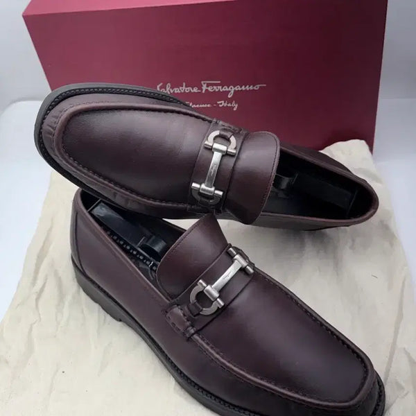 [BUNJANG] Salvatore Ferragamo Leather Loafers / 정품)페라가모 로퍼구두