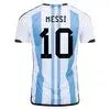 [BUNJANG] Adidas Men's 2022 World Cup Argentina Messi 3-Star Home Jersey / 아디다스 2022 월드컵 우승기념 3스타 메시 마킹 져지