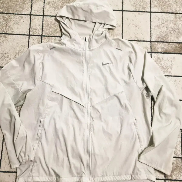 [BUNJANG] Nike White Running Windbreaker Jacket XXL / [매장정품]나이키 화이트 러닝 런닝용 바람막이 사이즈 XXL