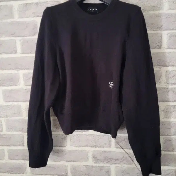 [BUNJANG] TMAKER Black Round Knit 90 / TMAKER 블랙 라운드니트90/알뜰한여우