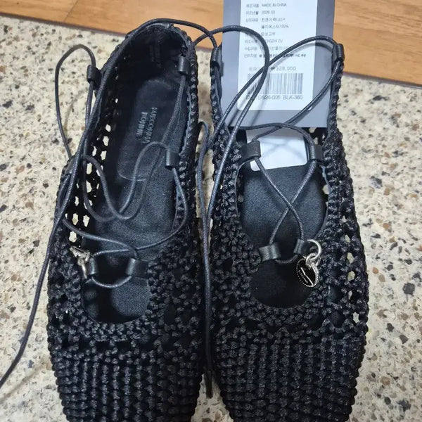 [BUNJANG] SUECOMMA BONNIE Croi Flat Shoes Black / 슈콤마보니 Croi 플랫 슈즈 블랙