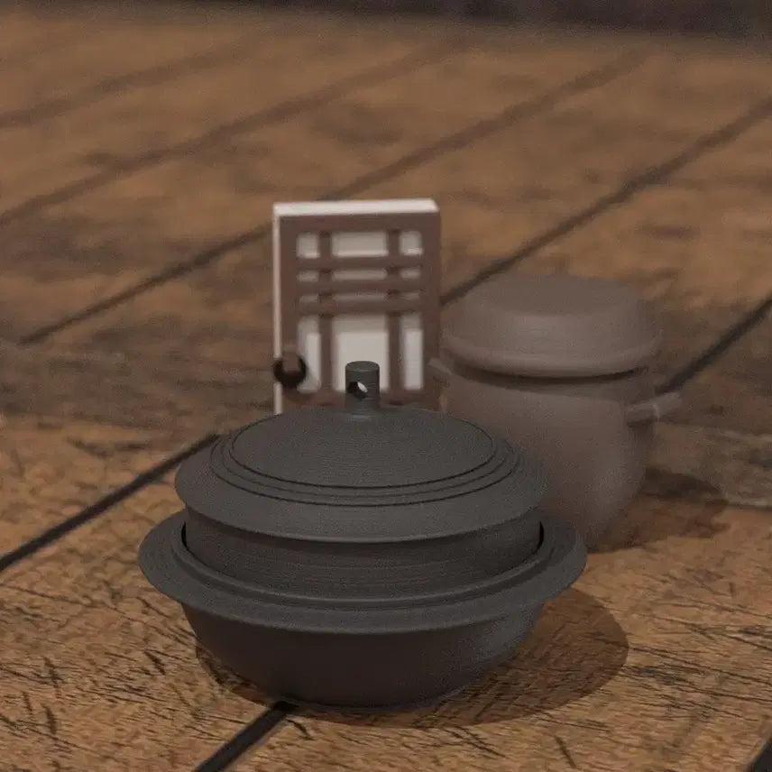 [BUNJANG] Korean Gamasot Cast Iron Cauldron Keychain / 한국 가마솥 클리커 키링