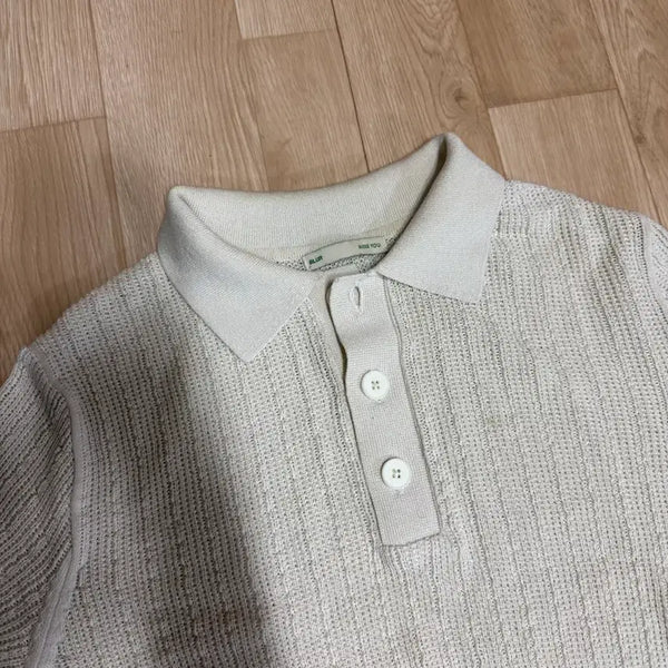 [BUNJANG] Bluer 2.0 PK Shirt Beige / 블러 pk셔트