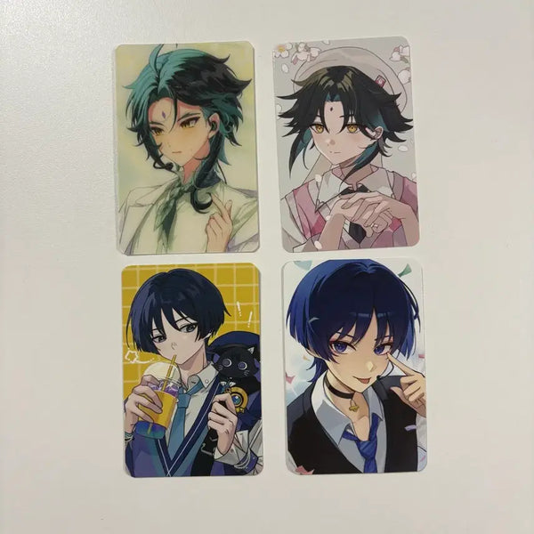 [BUNJANG] Genshin Impact Wanderer & Xiao Unofficial Photocard Bundle Set / 나눔)원신 비공굿 포카 방랑자 소 일괄