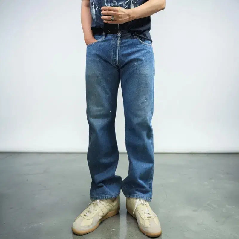 [BUNJANG] Levi's 501 Straight Fit Button Fly Denim Jeans / 리바이스 501 청바지 M0713