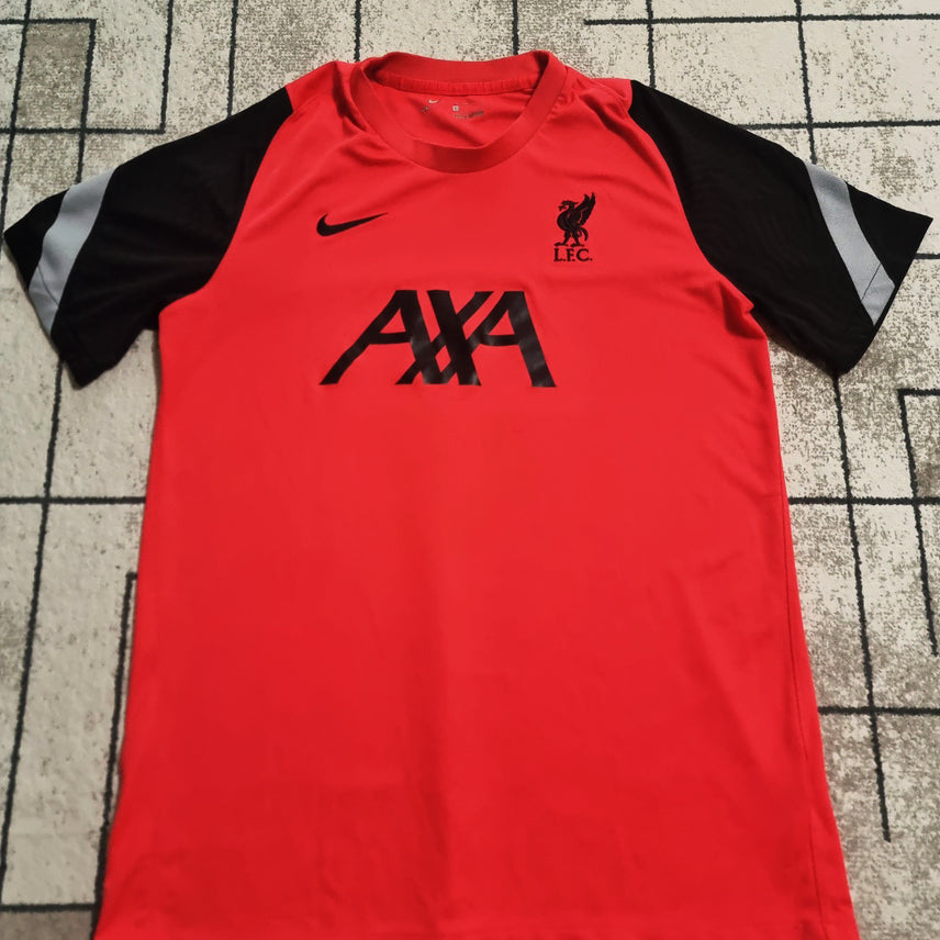 [BUNJANG] Nike Liverpool Training Top Orange Short Sleeve - Size L / [나이키]리버풀 트레이닝 탑 오렌지 반팔 사이즈 L