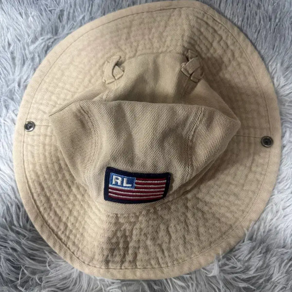 [BUNJANG] Polo Ralph Lauren USA Jungle Hat Bucket Hat / 폴로랄프로렌 usa 정글모 버킷햇 유니크한 벙거지