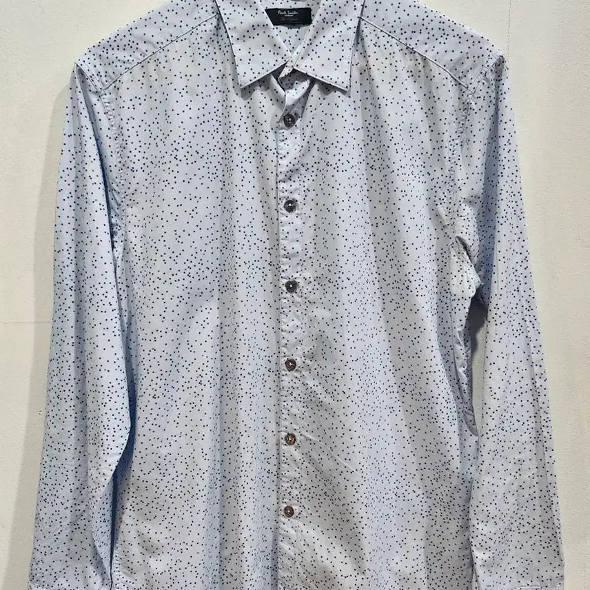 [BUNJANG] Paul Smith Blue Dot Pattern Dress Shirt / 폴스미스 셔츠 16/41 블루 도트 패턴 정품