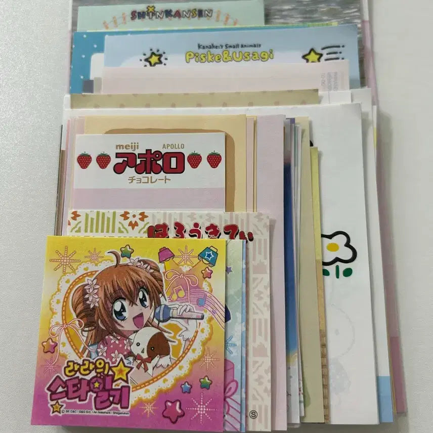 [BUNJANG] 115-Sheet Assorted Design Memo Pad Set / 떡메모지 무중복 메모지믹스 115장 세트 도안사진참고