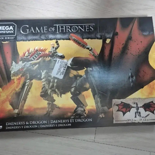 [BUNJANG] Mega Bloks Game of Thrones Drogon Building Set / 메가 블럭 (메가 컨스트럭스) 왕좌의게임 드로곤 새제품 판매