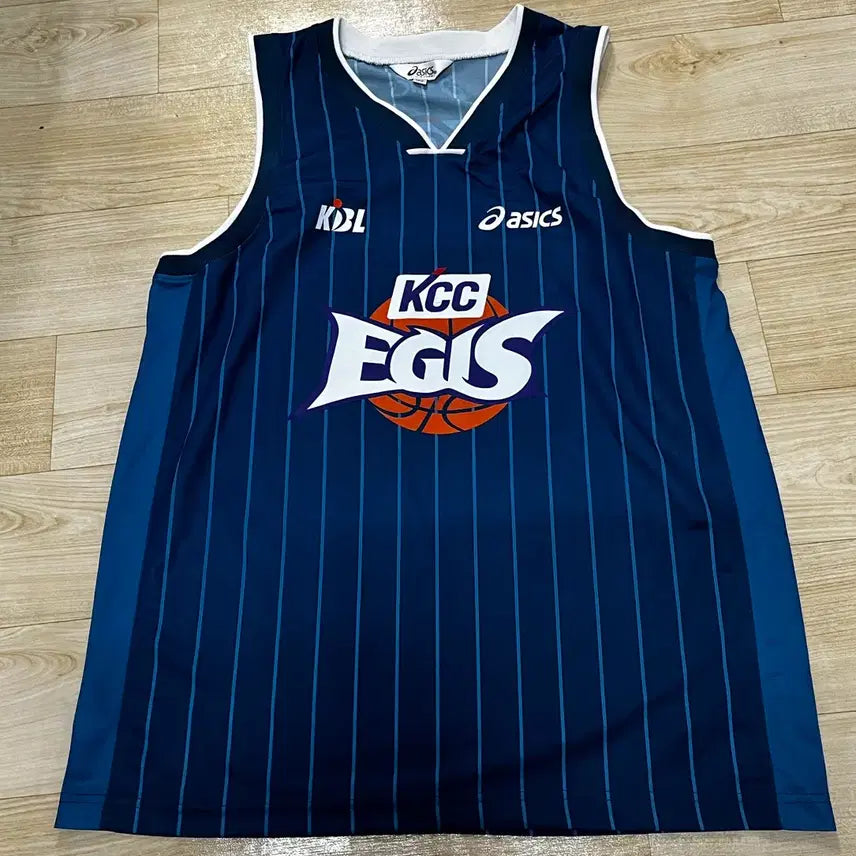 [BUNJANG] Asics KCC Egis Basketball Jersey Size 100 / 아식스 KCC 이지스 농구 유니폼 100